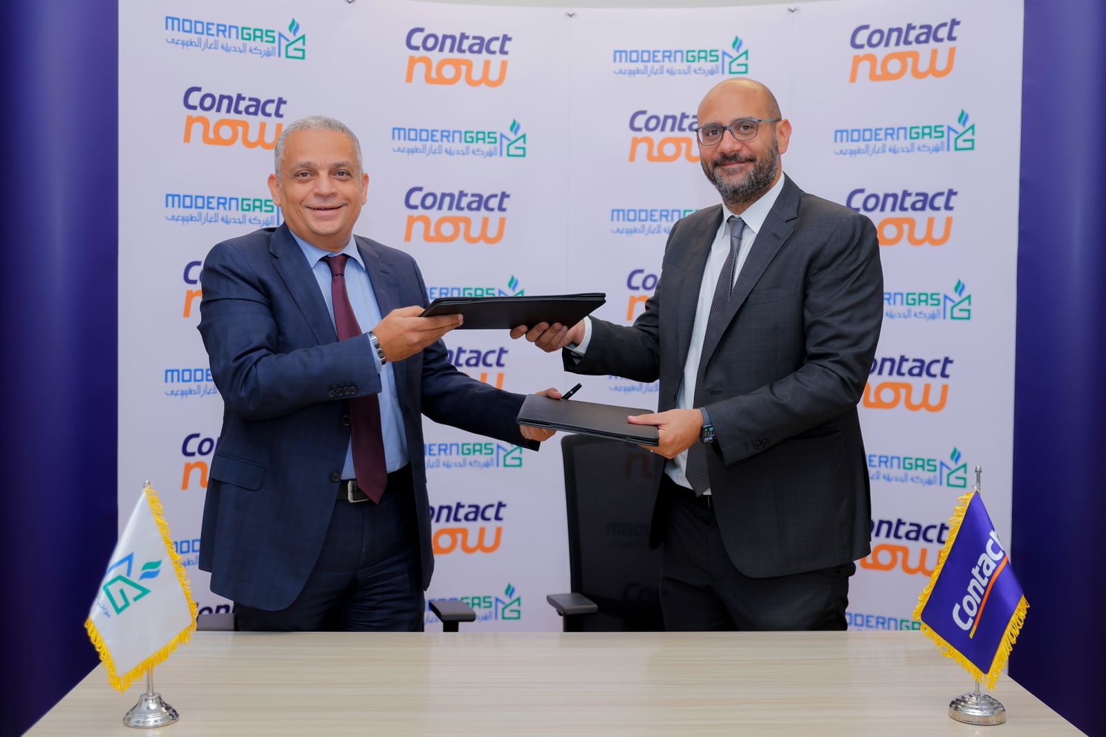 مودرن جاس تتعاون مع كونتكت لتسهيل دفع تكلفة توصيل الغاز الطبيعي