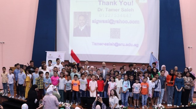 بالصور.. انطلاق دورة الإلكترونيات العملية للأطفال فى الجامعة المصرية الروسية