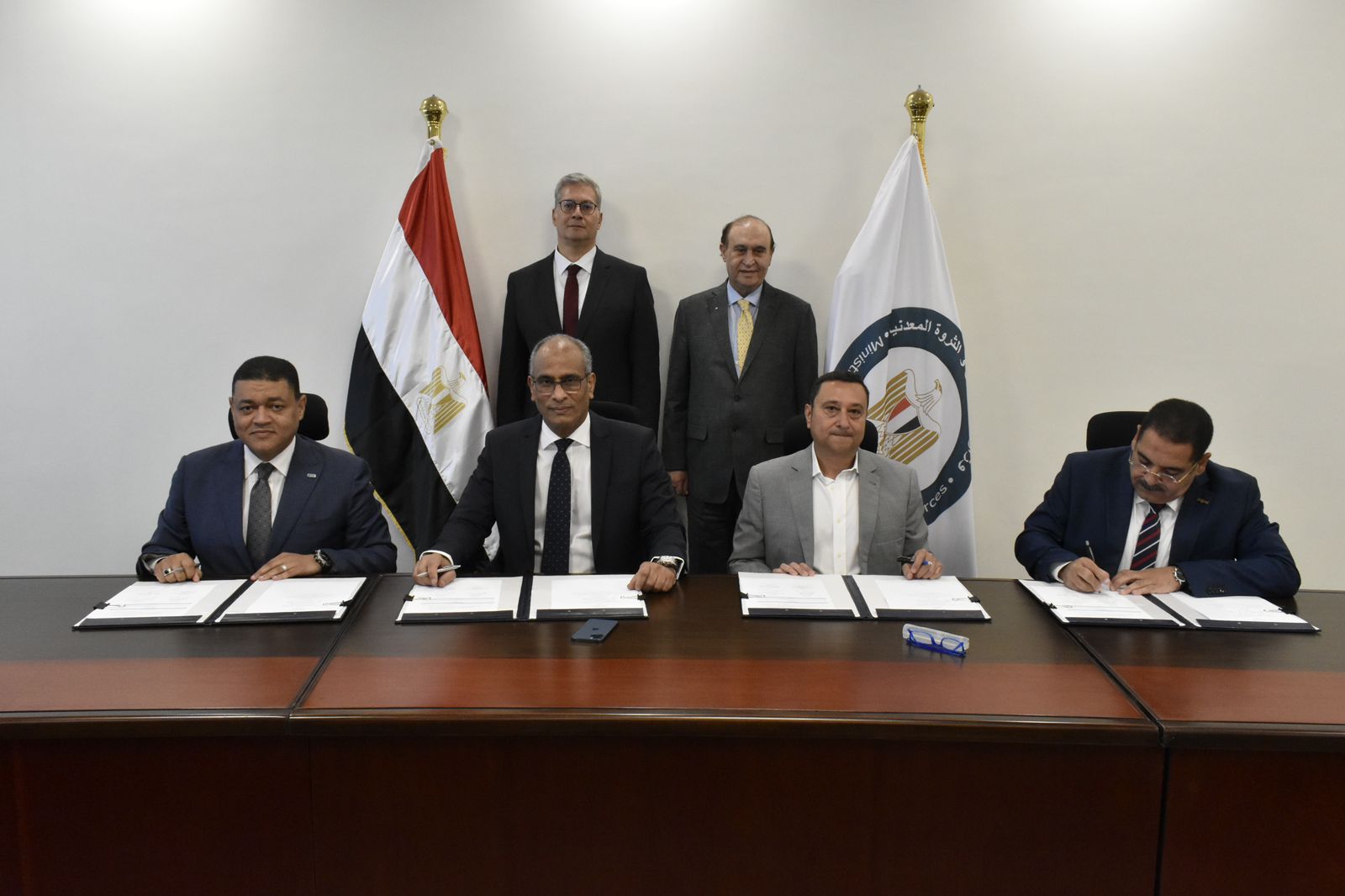 كريم بدوي يشهد مراسم توقيع اتفاقية المساهمين لتأسيس شركة الأسكندرية لسلاسل الإمداد