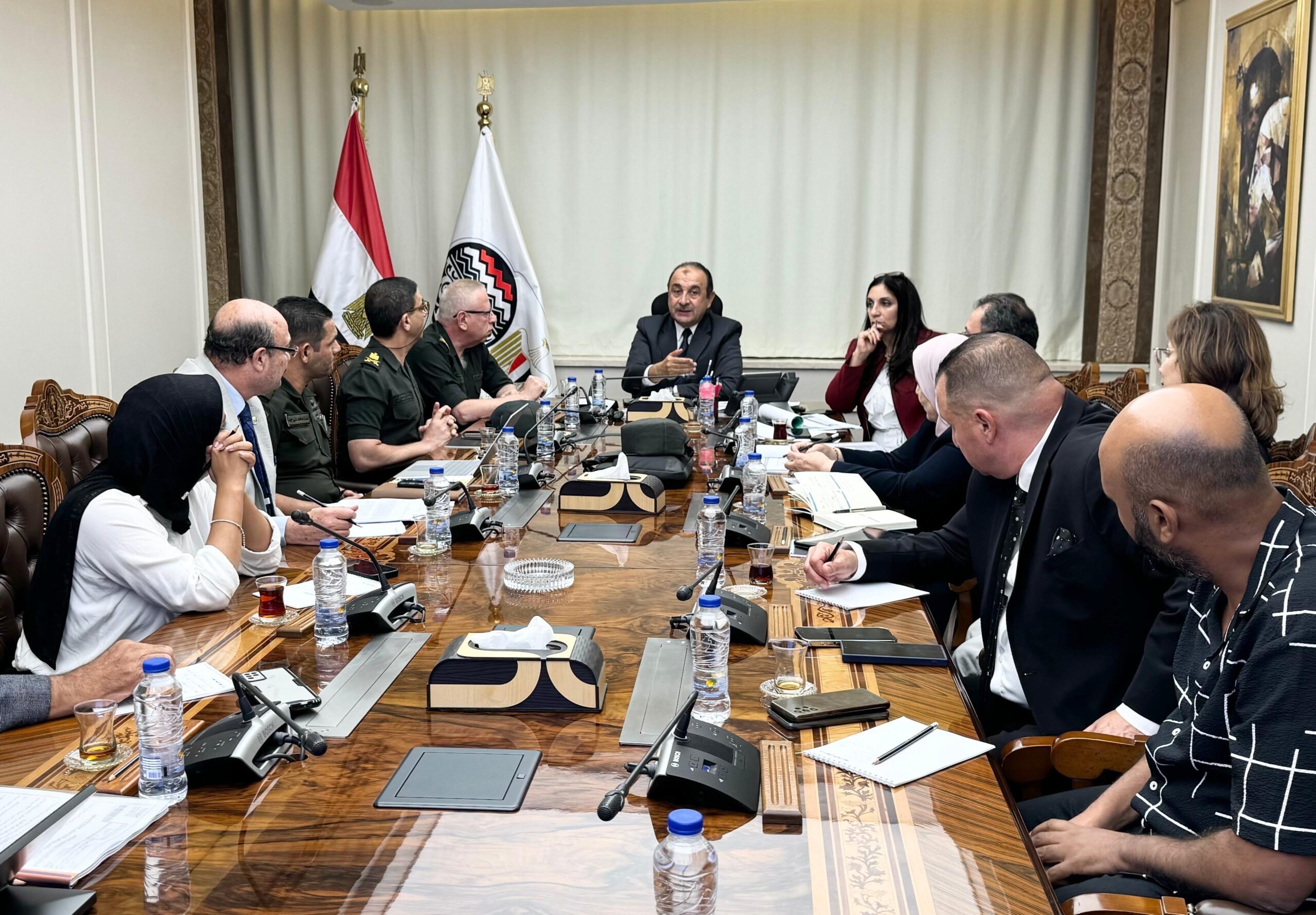 وزير قطاع الأعمال العام يتابع مستجدات تنفيذ مشروع تطوير شركة مصر للغزل والنسيج وصباغي البيضا بكفر الدوار.. ويشدد على الالتزام بالجداول الزمنية المحددة