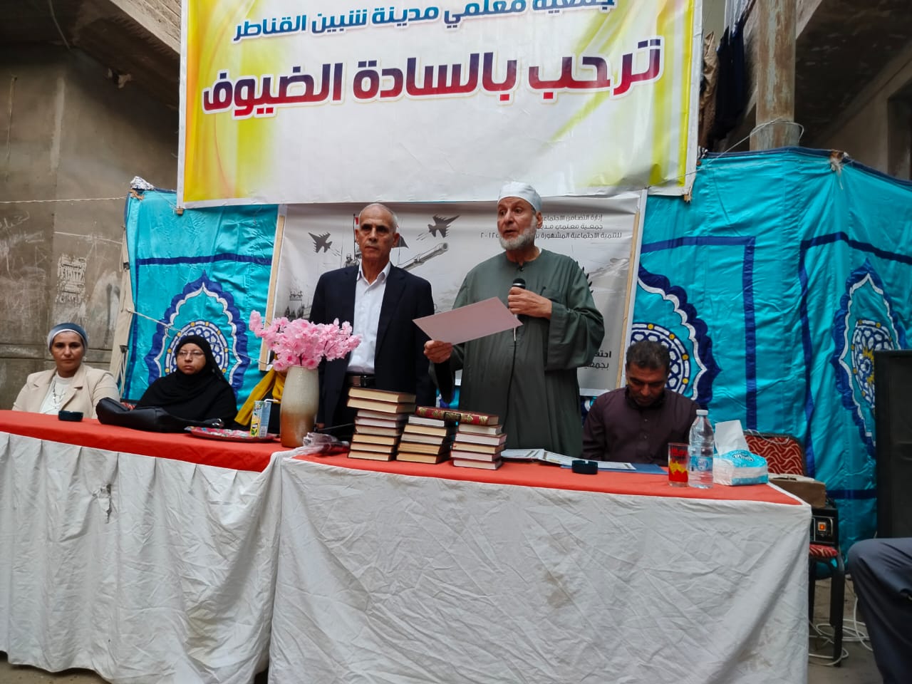 جمعية معلمى شبين القناطر تحتفل بأعياد أكتوبر والنصر العظيم