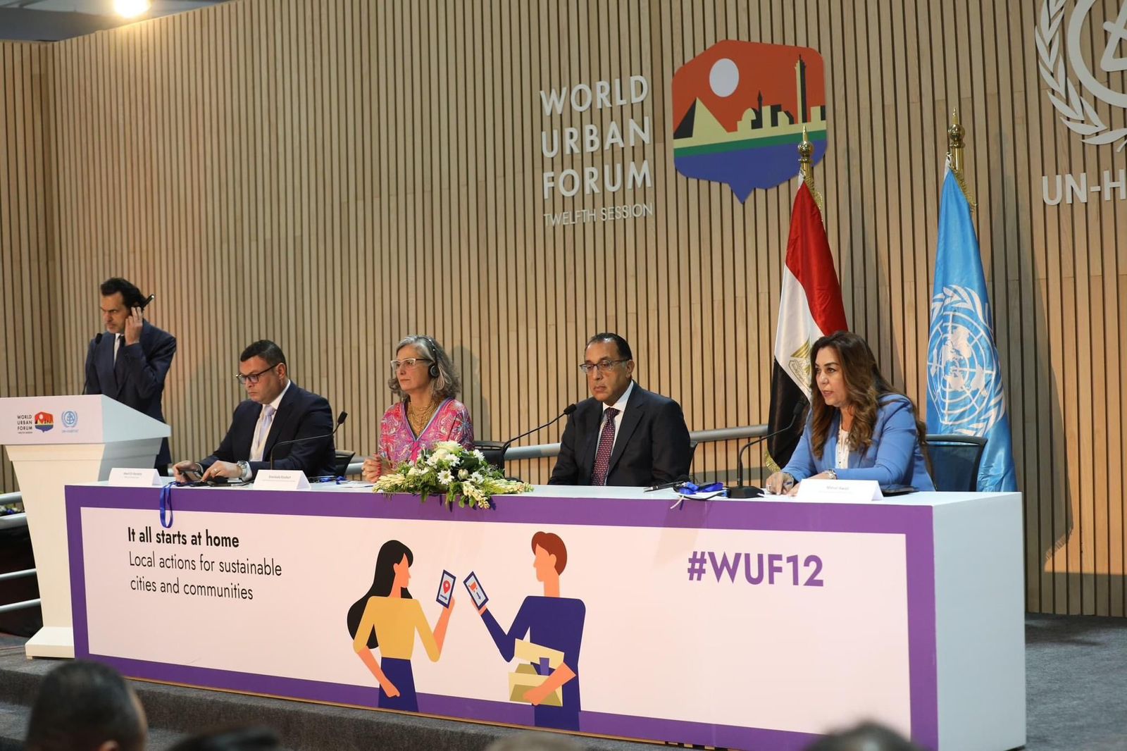 وزيرة التنمية المحلية: المنتدي الحضرى العالمى فرصة لوضع حلول وسياسات فعالة لحل مشكلة تغير المناخ 