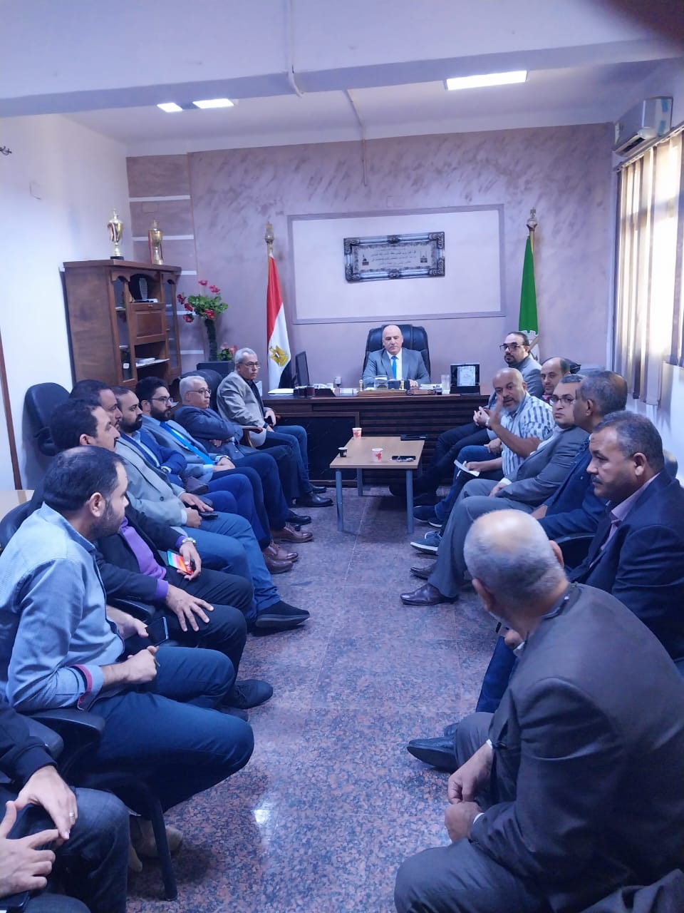 وكيل وزارة الصحة بالقليوبية يعقد إجتماع مع مديري المستشفيات غير التابعة لمديرية الصحة