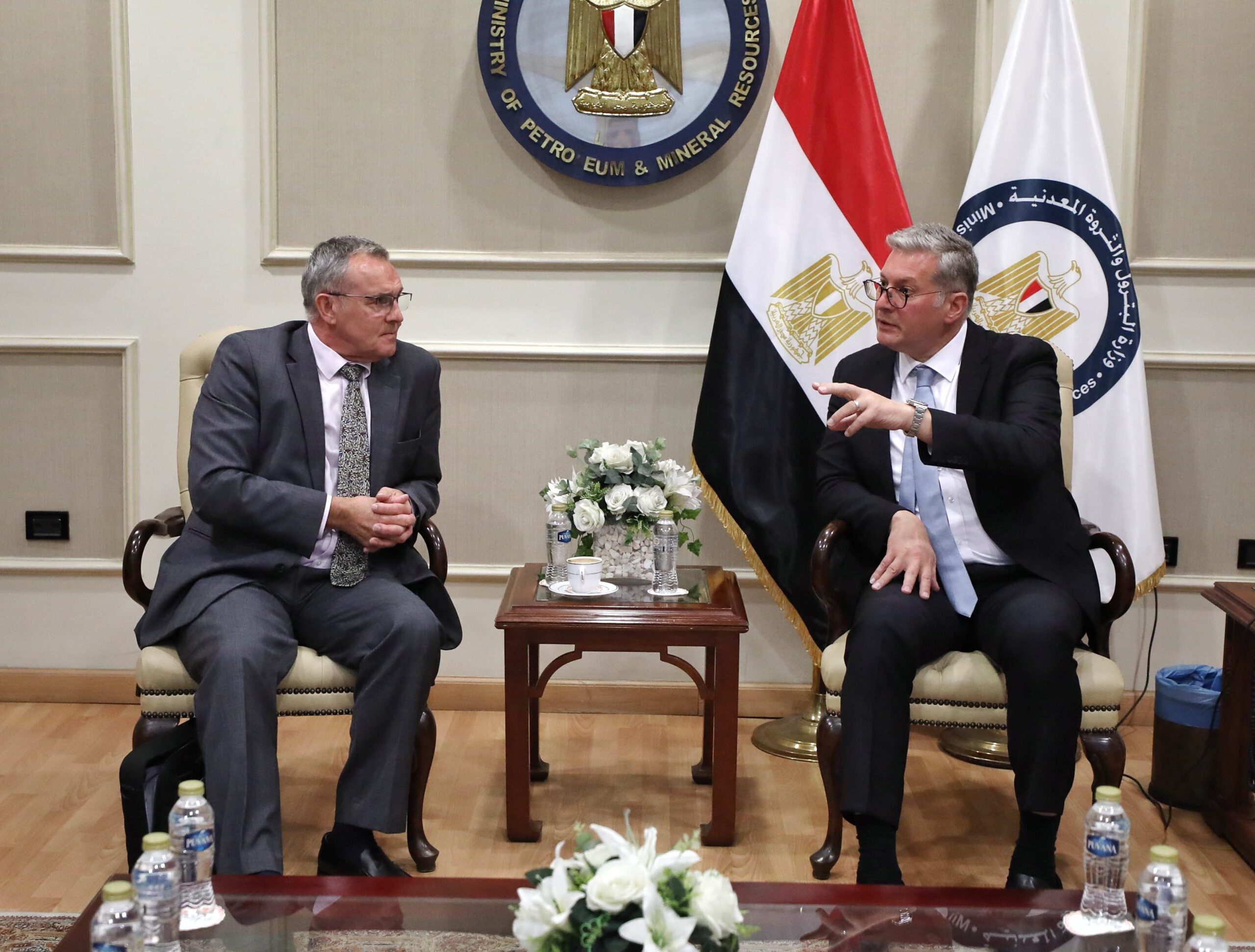 وزير البترول يستقبل لرئيس التنفيذي لشركة كايرون لبحث أنشطة الشركة فى مصر وخططها المستقبلية 