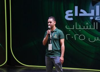 مشاركة علاء الخواجة ممثلا لمحافظة القليوبية بمسابقة التعليق الرياضى