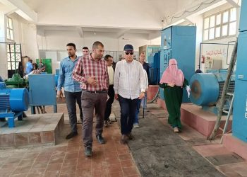 رئيس “مياه البحيرة” في زيارة مفاجئة لمتابعة أداء محطة شبراخيت