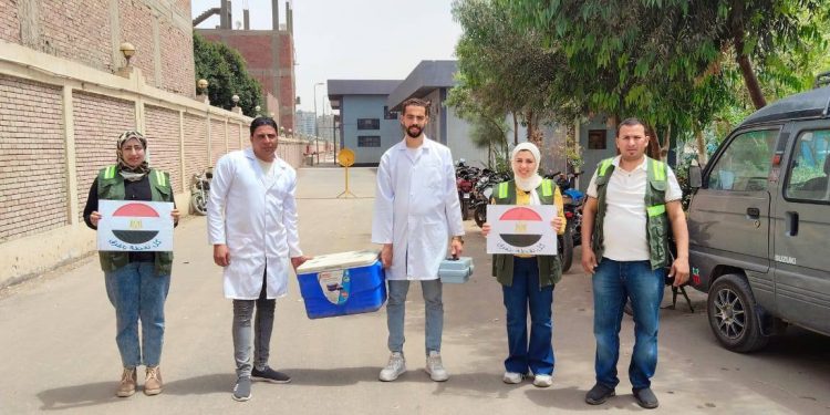شركة مياه الشرب بالجيزة تنظم قافلة مائية بمدينة الحوامدية