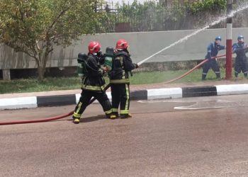 تدريب ومحاكاة للتعامل مع تسرب الكلور بمحطة دمنهور 1 بمشاركة “مياه البحيرة” والحماية المدنية وهيئة الإسعاف