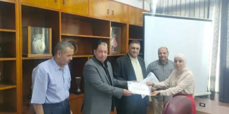 حفل تكريم العامل المثالى بشركة النصر للأدوية بأبى زعبل الخانكة القليوبية