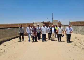 رئيس مياه سوهاج يتفقد أعمال الإحلال والتجديد بمحطة معالجة صرف الكولا