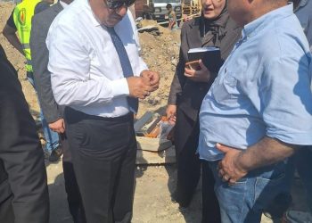 وزير الكهرباء يتفقد موقع إصلاح عطل الكابل الأرضي أمام محطة مترو ساقية مكي بالجيزة