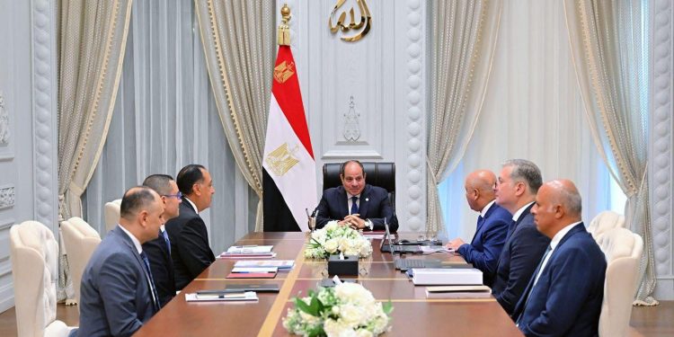 الرئيس السيسي يوجه بتسريع وتيرة المشروعات الصناعية وتوطين صناعات البتروكيماويات والتعدين