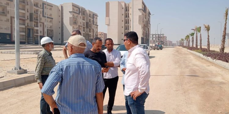 تقدم ملحوظ في تنفيذ وحدات المبادرة الرئاسية”سكن لكل المصريين” و”ديارنا” بمدينة بنى سويف الجديدة