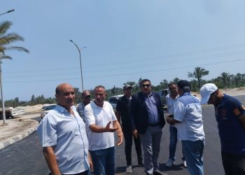 رئيس جهاز مدينة دمياط الجديدة يتفقد الأحياء السكنية والطرق بالمدينة