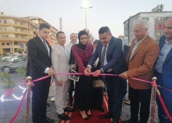 رئيس جهاز مدينة دمياط الجديدة يشهد افتتاح ميدان الدكتور باسم فاضل بعد تطويره
