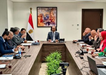 نائب وزير الإسكان يعقد اجتماعا لمناقشة الاستفادة القصوي من إنتاج مجمع محطات تحلية مياه البحر بالعين السخنة