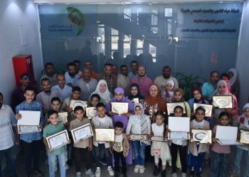 مياه الشرب بالجيزة تكرم حفظة القرآن الكريم والمتفوقين دراسياً من أبناء العاملين
