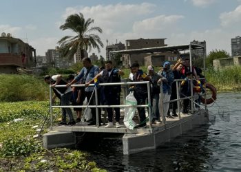 بنك saib ينظم يوماً تطوعياً لتنظيف مياه النيل بجزيرة القرصاية بالجيزة تزامناً مع الاحتفال باليوم العالمى للنظافة