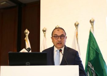 المهندس محمد شيمي وزير قطاع الأعمال العام يلقي كلمته في افتتاح المؤتمر الدولي لاتحاد المحاسبين والمراجعين العرب