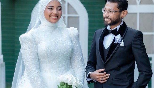 حفل زفاف نجلة الأستاذة رحاب مصطفي جريدة الجمهورية ودار الشرق الأوسط يهنئ العروسين