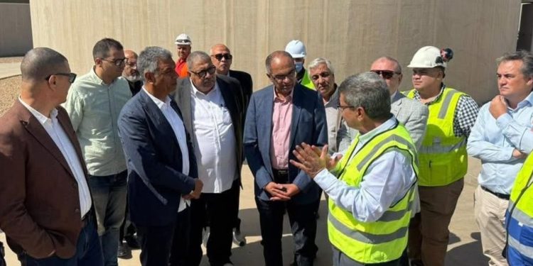 نائب وزير الإسكان يتفقد محطة معالجة الصرف الصحي بالجبل الأصفر بمرحلتيها الأولى والثانية