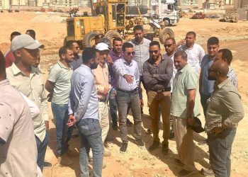 رئيس جهاز مدينة حدائق العاصمة يتابع أعمال تنفيذ المرافق والطرق الرصف والبلدورات والإنترلوك لخلق بيئة عمرانية متكاملة
