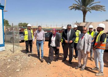 مني رزق تتابع معدل تنفيذ انشاء محطة محولات ماقوسة الجديدة 220 ك ف 