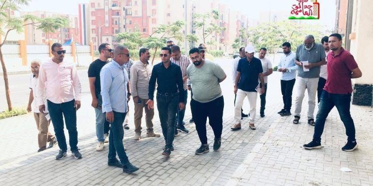 جهاز حدائق العاصمة يقوم بجولات ميدانية مستمرة بجميع مناطق حى الزهور لمتابعة معدلات الأداء