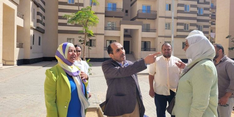 جهاز مدينة أكتوبر الجديدة يواصل جهوده لاستكمال وحدات “سكن لكل المصريين” بقطاع (أ) غرب المطار