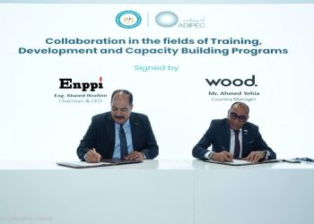 إنبي توقّع مذكرة تفاهم مع شركة وود العالمية لتعزيز التعاون في التدريب والاستشارات