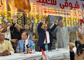 رمز النحلة رقم ١٦ فردي مستقل.. حشود أبناء المعتمدية في المحلة يدعمون ترشح الدكتور شوقي سعيد في انتخابات البرلمان