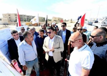 وزير الإسكان يتفقد مشروعي M8 by the lake وبوغاز توصيل المياه لبحيرة نيو مارينا