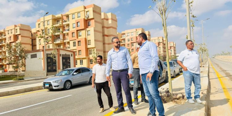 جولة موسعة لرئيس الجهاز لمتابعة المشروعات وتأكيد الإسراع في معدلات التنفيذ بالمشروعات السكنية و الأراضي المضافة 