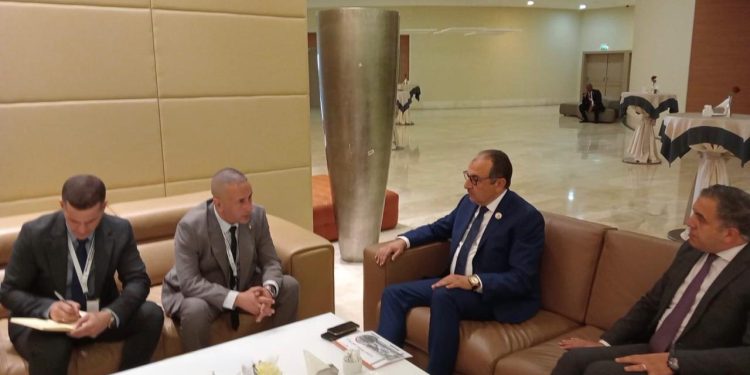 وزير قطاع الأعمال يلتقي المدير العام لمؤسسة تطوير صناعة السيارات في الجزائر لبحث التعاون المشترك في مجال المركبات