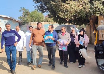 القافلة المائية تصل قرية برنشت بمركز العياط بالجيزة