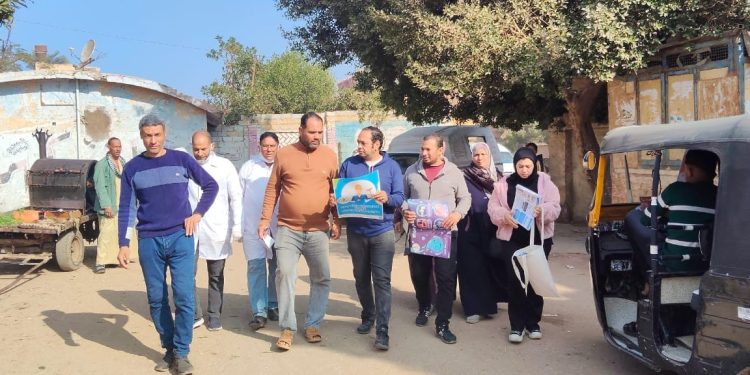 القافلة المائية تصل قرية برنشت بمركز العياط بالجيزة