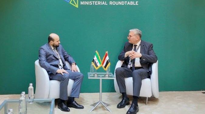 وزير البترول والثروة المعدنية يلتقي نظيره السوري