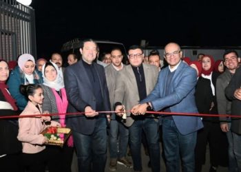 وزير الإسكان ومحافظ دمياط يفتتحان محطة معالجة الناصرية الجديدة