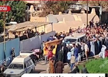 منطقة وعظ القليوبية تشارك في تشييع أشقاء ميت عاصم ببنها الخمسة ضحايا تسريب الغاز 