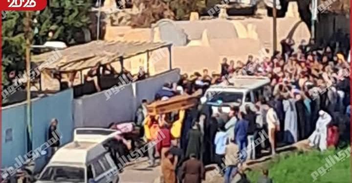 منطقة وعظ القليوبية تشارك في تشييع أشقاء ميت عاصم ببنها الخمسة ضحايا تسريب الغاز 