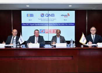 بنك QNB مصر يقود تحالفاً مصرفياً مع البنك التجاري الدولي وبنك البركة ـ مصر لتمويل شركة فليكس بي آي تي (إيجيبت) للصناعة بقيمة 119.4 مليون دولار أمريكي