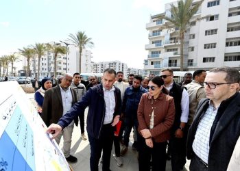 وزيرة الإسكان تتفقد كومباند “مزارين” بمدينة العلمين الجديدة