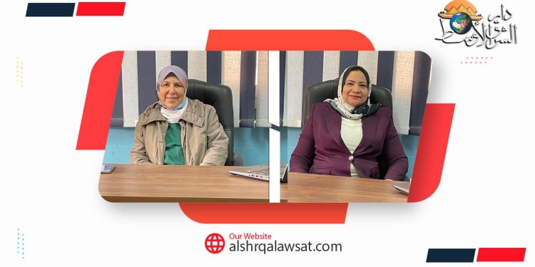 المهندسة أماني سهمود رئيس شركة باور إيجيبت لتصنيع اللوحات الكهربائية والمهندسة منال الوكيل المدير التنفيذي