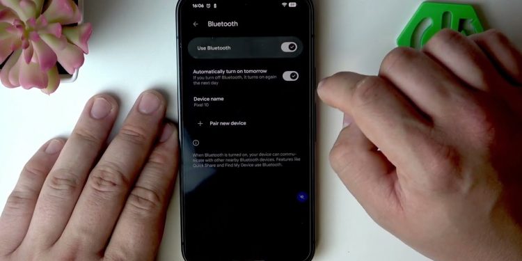 البلوتوث في هواتف Pixel