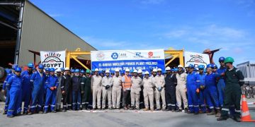 بتروجت تنجح في بدء نقل أول أجزاء وعاء الاحتواء الداخلي لمفاعلات محطة الضبعة النووية