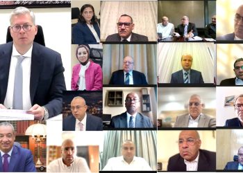 وزير البترول يعقد عبر الفيديو كونفرانس الجمعية العامة لشركة أسيوط الوطنية لتصنيع البترول (أنوبك)