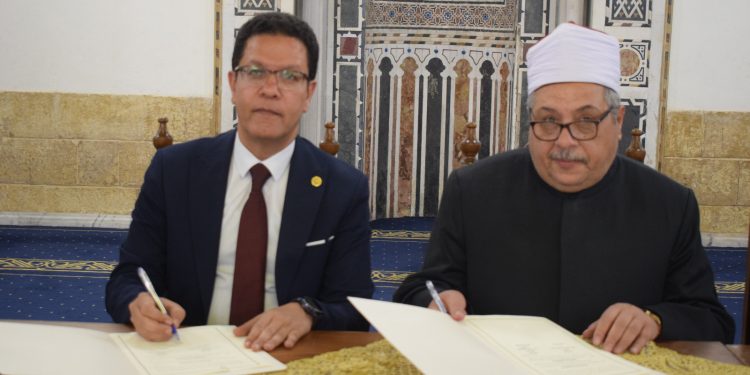 بروتوكول تعاون بين الجامع الأزهر وجامعة بنها في المجالات الدينية والثقافية