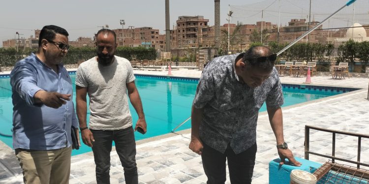 غلق 3 حمامات سباحة مخالفة خلال حملة متابعة موسعة بالقليوبيه
