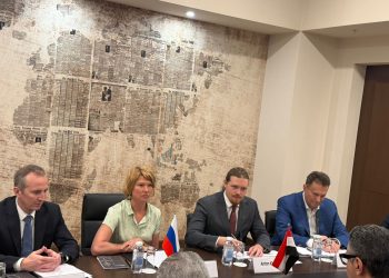 شريف فاروق يعقد جلسة مباحثات موسعة مع وزيرة الزراعة الروسية في ختام المنتدى الدولي الخامس للحبوب بمدينة سوتشي