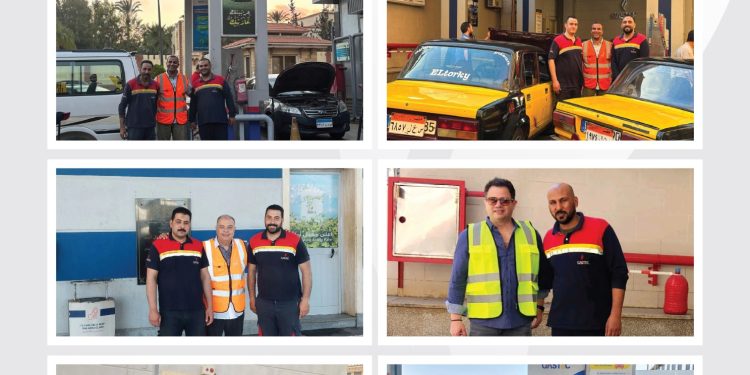 زيارات دورية لرئيس مجلس إدارة شركة غازتك للعاملين بمحطات التموين خلال إجازة عيد الأضحى المبارك